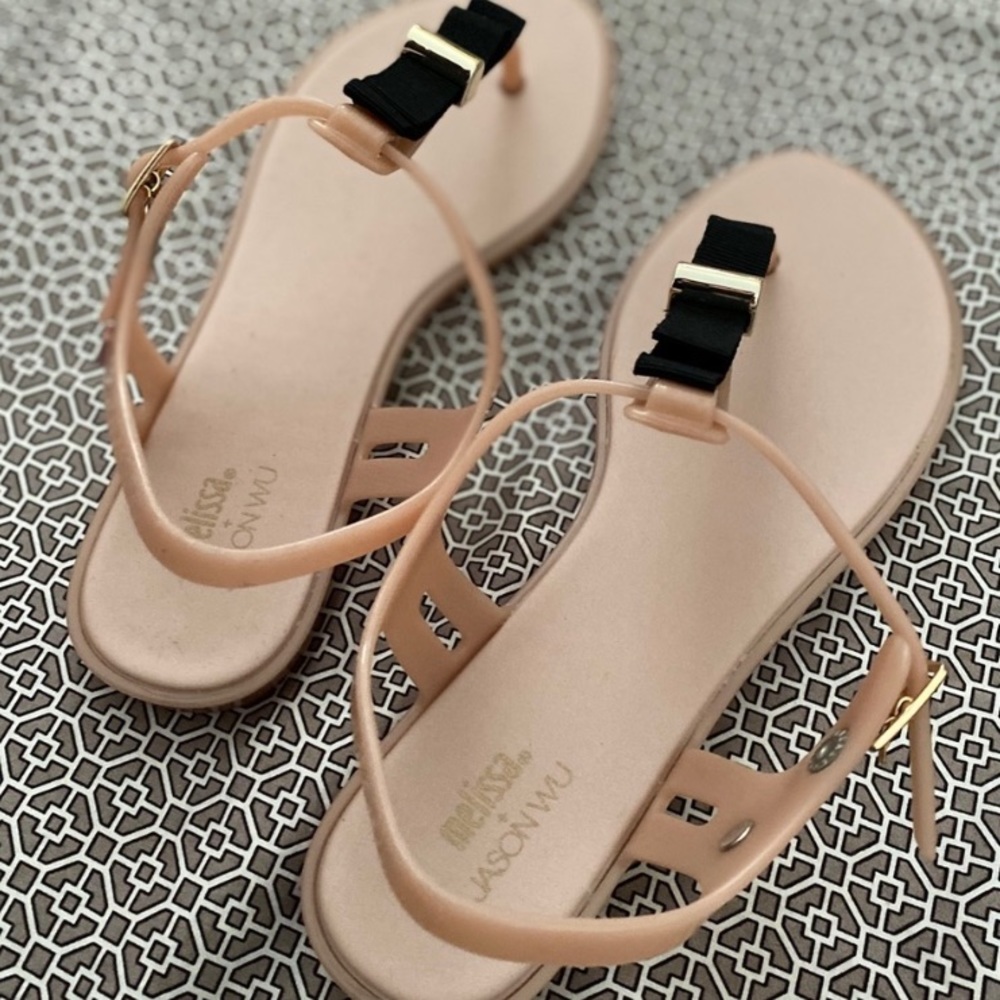 NWOT BLUSH MELISSA + JASON WU SANDAL - Picture 6 of 11